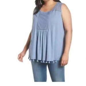 Caslon Tassel Trim Embroidered TankTop…
